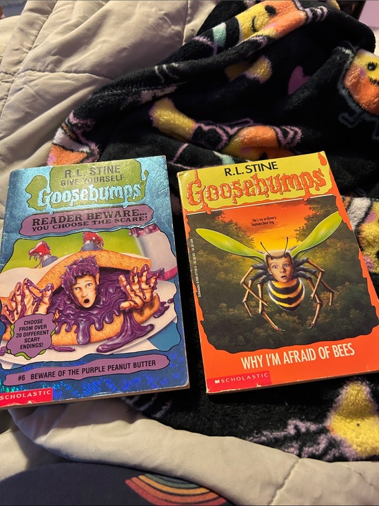 Scholastic Other - Scholastic Goosebumps Duo - Purple & Orange Covers